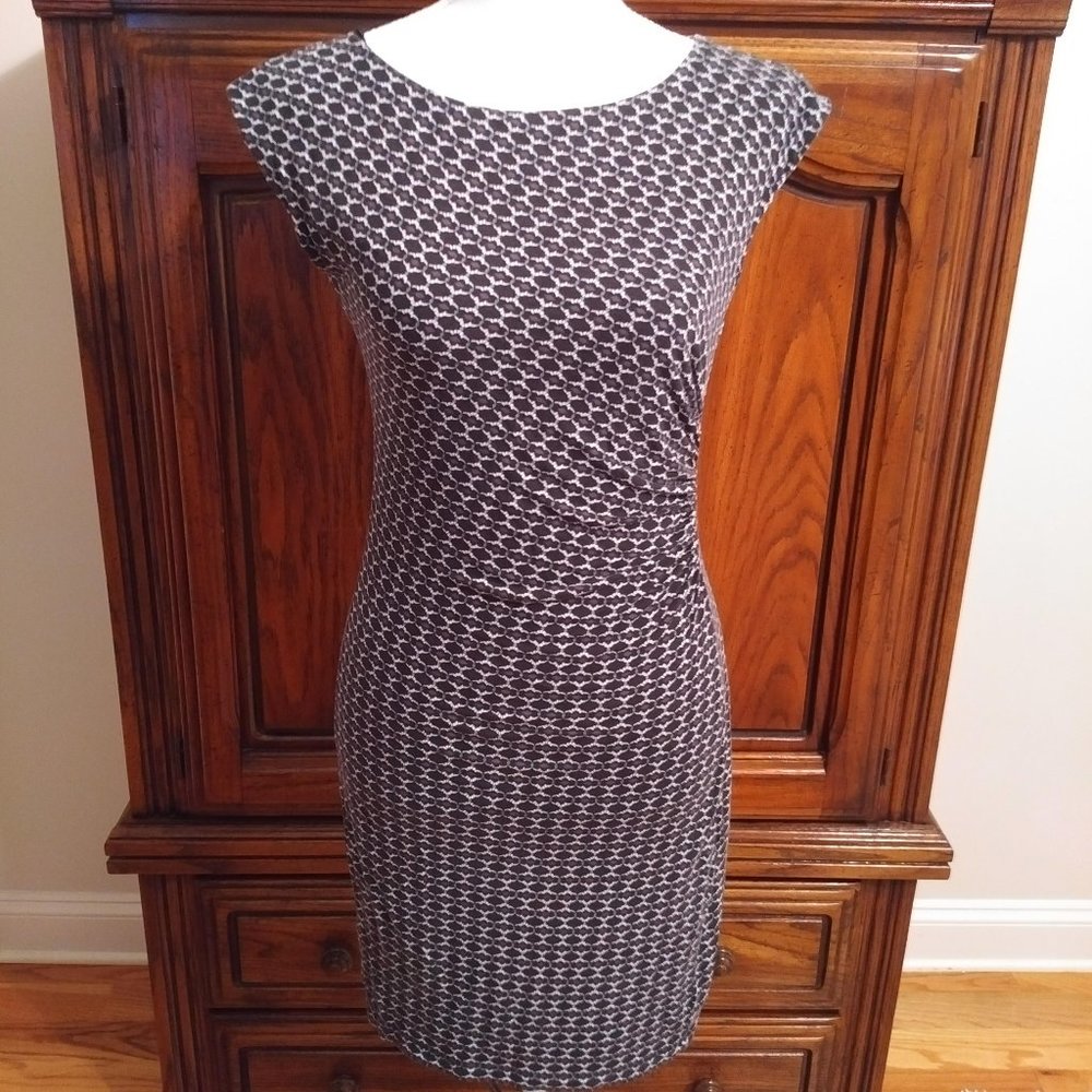 Ann Taylor LOFT Casual Black & White Dress